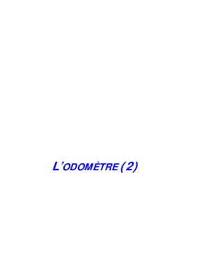 odometre Book