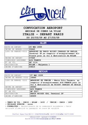 ville depart Book