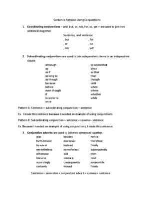 conjunctions Book