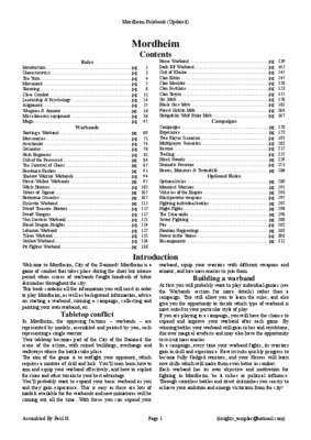 mordheim Book
