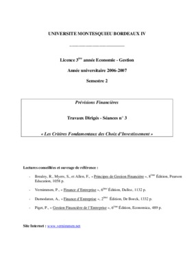 exercice corrige indice de profitabilite Book