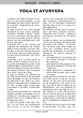 sante et yoga Book