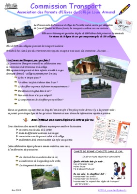 commission de transport Book