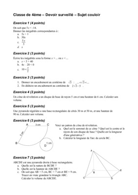 devoir surveille svt 4eme Book