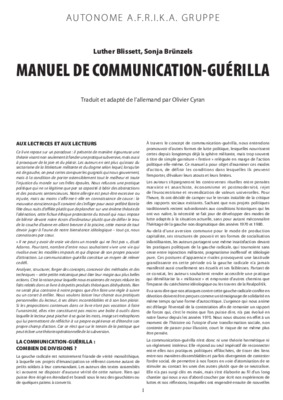 manuel de communication Book