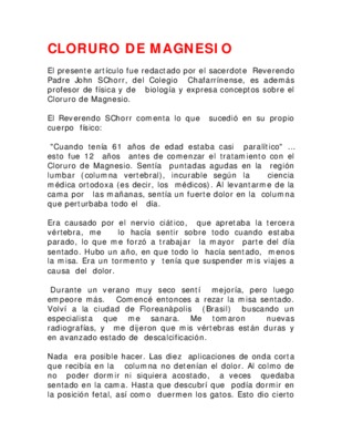 i benefici del cloruro di magnesio nigari Book