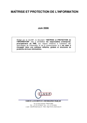 la maitrise de la protection Book