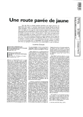 route en pavee Book
