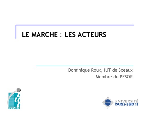 les acteurs du march informatique Book