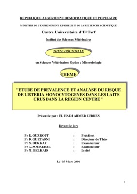 etude hydrologique de la region d_el tarf Book