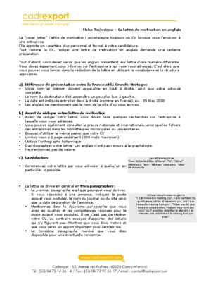 motivation letter for acounting job Book