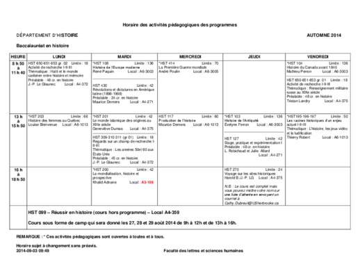 dm de histoire geo en 2013 Book