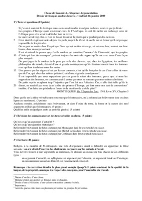 seconde maths sequence 4 devoir Book