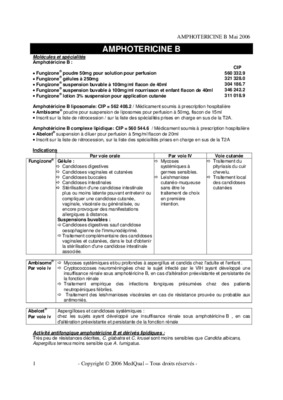 amphotericine Book