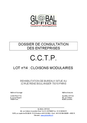 dtu 35 cloisons modulaires Book