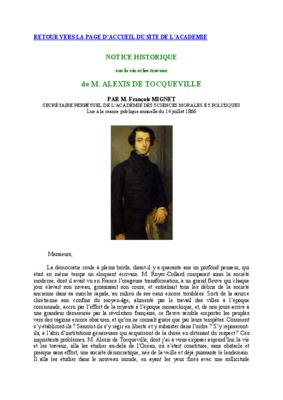 alexis de tocqueville Book