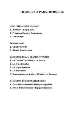 les glands parathyroides Book