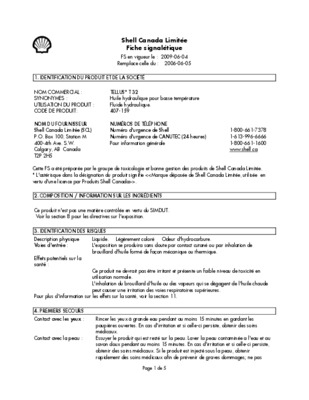 temperature des produit des wc Book