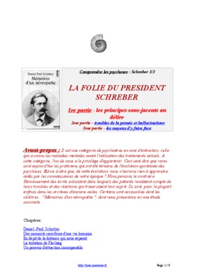 le president schreber Book