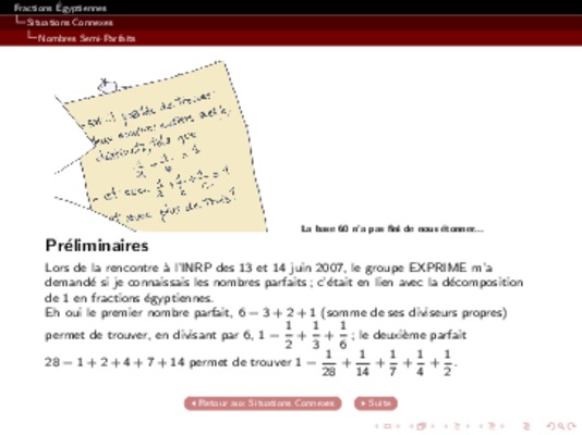 dm maths fractions egyptiennes Book