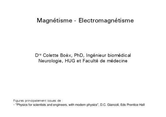 magnetisme et electromagnetisme Book