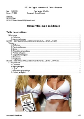 helminthologie Book