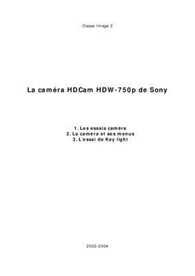 camera menus Book