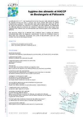 haccp boulangerie Book