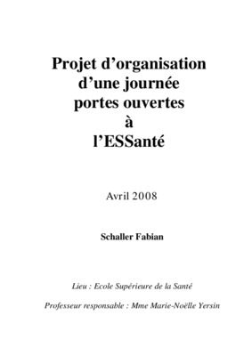 organiser une journee portes ouvertes Book
