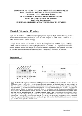 sujet examen de virologie Book