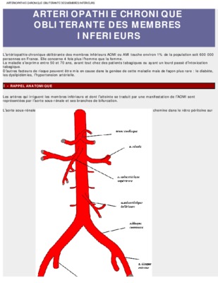 arteriopathie obliterante Book