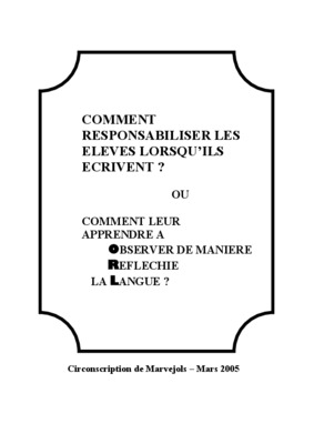 responsabiliser Book