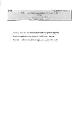 examen l1 psychologie Book