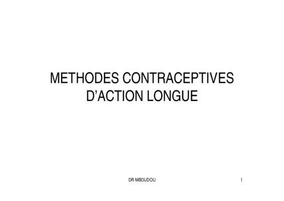 expose methodes contraceptives Book