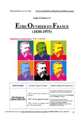 programme de premiere bac professionnel geo Book