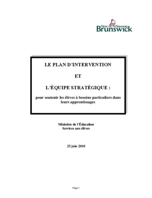 equipe de premiere intervention Book