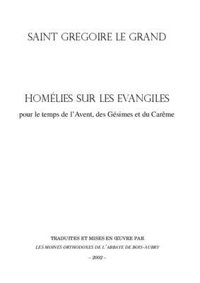 saint gregoire le grand Book
