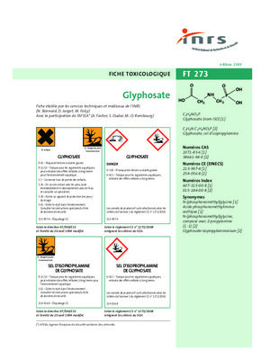 glyphosate residu Book