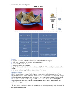 bricks recettes Book