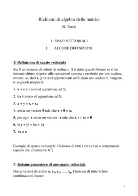 algebra delle matrici Book