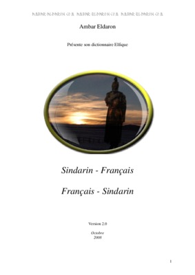 sindarin Book