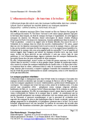 ethnomusicologie Book