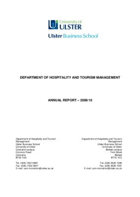 hospitality report 2010 Book