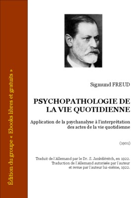 psychopathologie de la vie quotidienne Book
