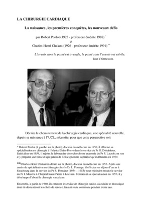 naissance evolution de la chirurgie cardiaque Book