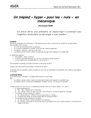trepied Book