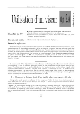tp instruments optiques Book