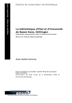 gottingen Book