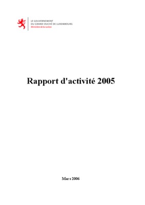 decret du 15 avril 2005 portant sur l_organisation du ministere de la justice Book