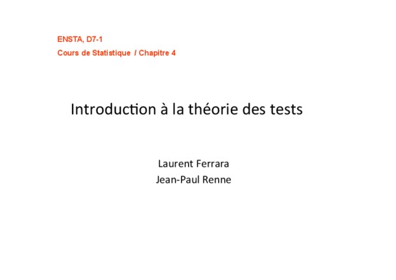 cours statistique chapitre 4 Book